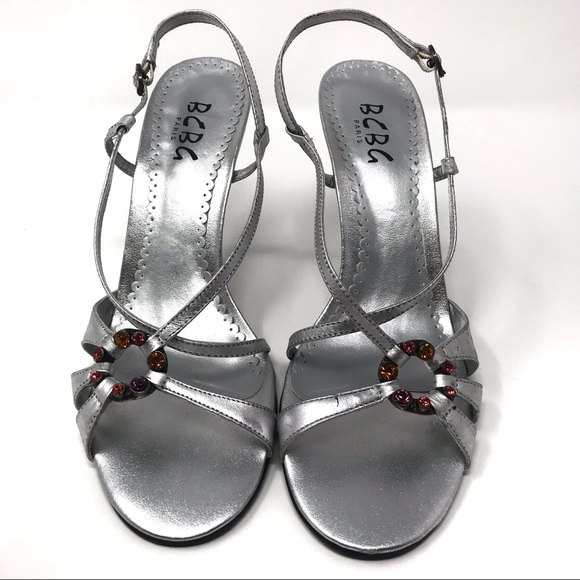 BCBG “Libella” Silver Metallic Kid Shoe - Picture 3 of 8